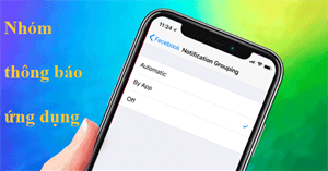 Cách nhóm thông báo ứng dụng trên iPhone