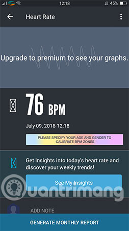 Đây là kết quả chúng ta nhận được (76 BPM)