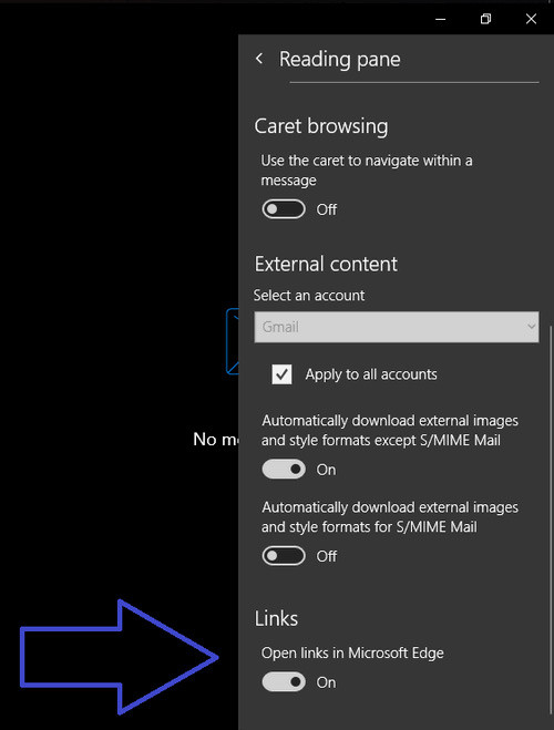 Tùy chọn để người dụng có thể quyết định mở link thông qua Microsoft Edge hoặc lựa chọn trình duyệt yêu thích để mở
