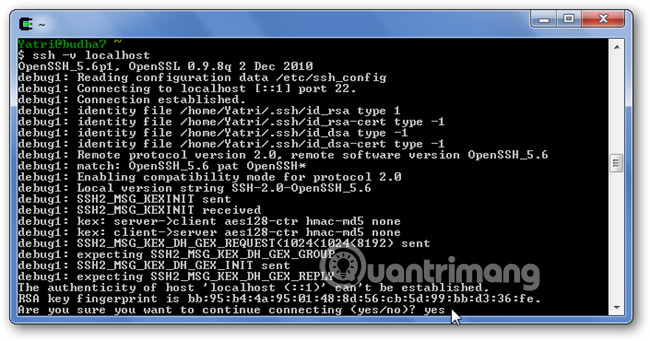 Kiểm tra nhanh cấu hình