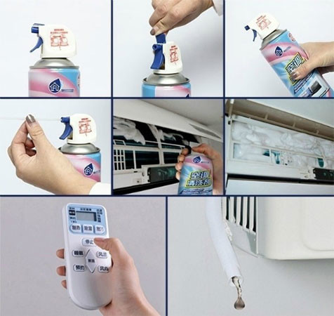 Vệ sinh và khử trùng bộ phận cánh tản nhiệt