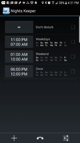Giao diện Nights Keeper
