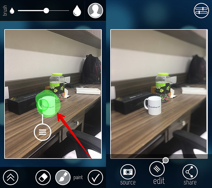 Chọn đối tượng muốn làm nổi bật