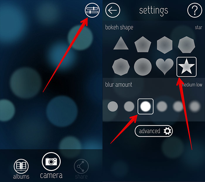 Tùy chỉnh cài đặt của FabFocus