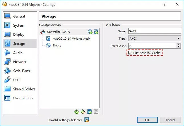 Chỉnh dung lượng lưu trữ 