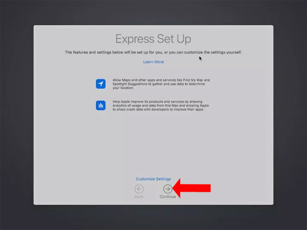 Tùy chỉnh thiết lập 