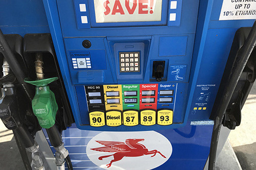 Một cây xăng tại Mỹ