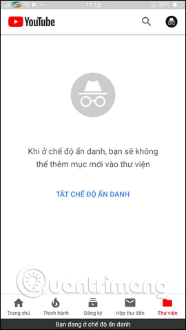 Vô hiệu hóa một số mục