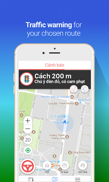 Bản đồ và cảnh báo giao thông 2