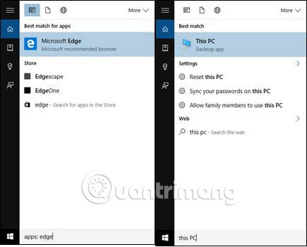 Thực hiện tìm kiếm cụ thể