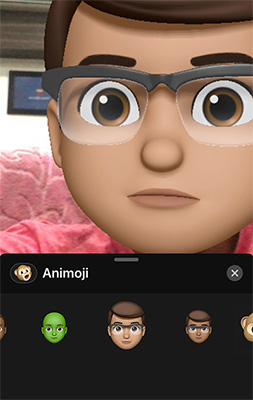 Animoji được dùng thay cho khuôn mặt