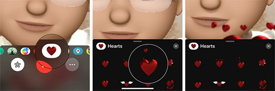 Thêm nhãn dán cho cuộc trò chuyện video