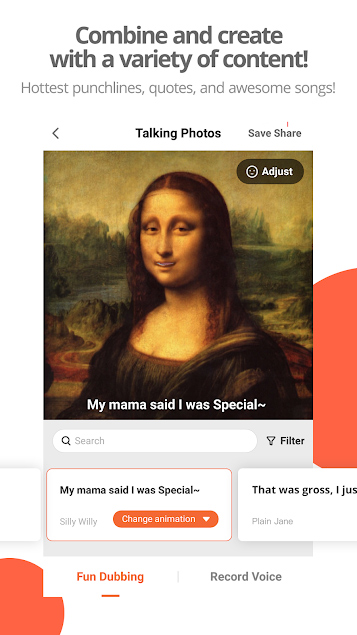 Chọn câu chữ muốn nói