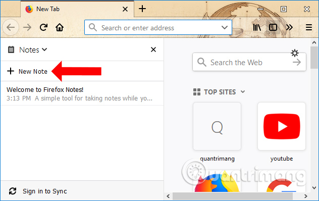 Thêm ghi chú mới 