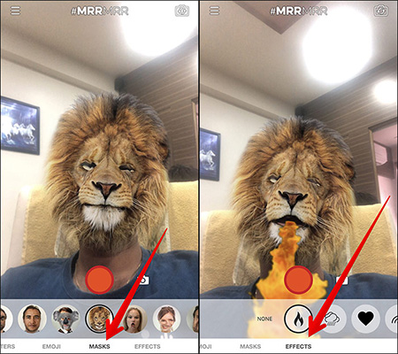 Mặt nạ khác của ứng dụng