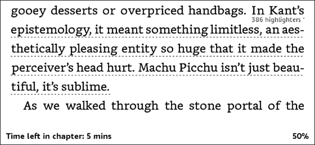 Popular Highlights trên Kindle