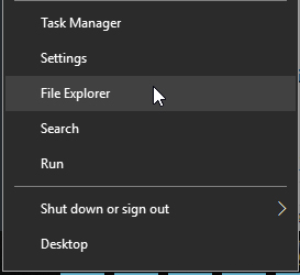 Chọn File Explorer