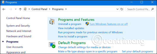 Programs