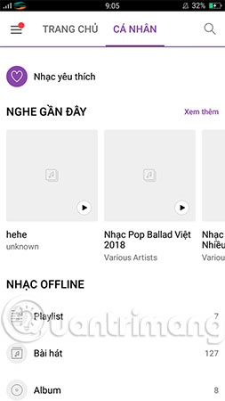 Chọn biểu tượng 3 dấu gạch ngang