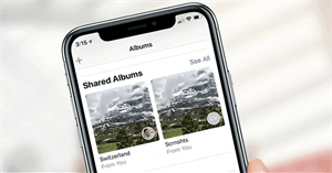 Cách chia sẻ album ảnh trên iPhone