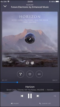 Tùy chỉnh hiệu ứng nhạc 