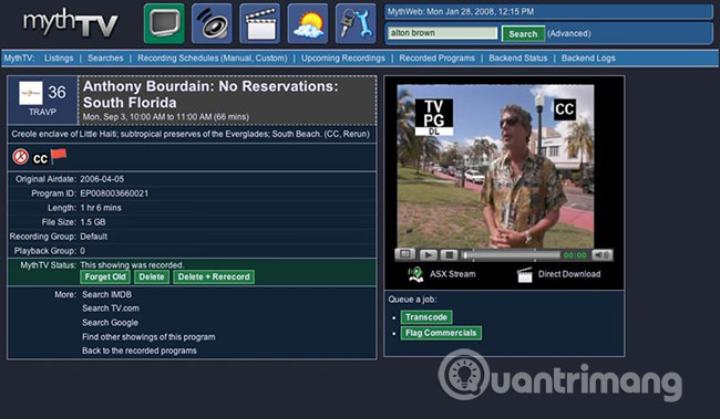Ưu và nhược điểm của MythTV