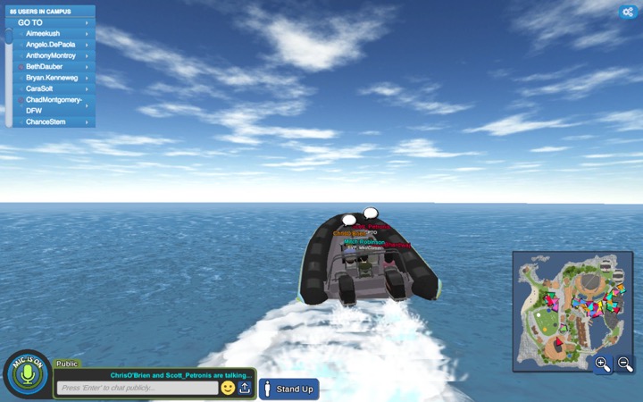 Chỉ với vài cú nhấp chuột, tôi còn được lái cả một chiếc thuyền