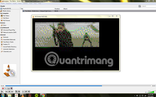 Phát video dưới dạng ký tự ASCII