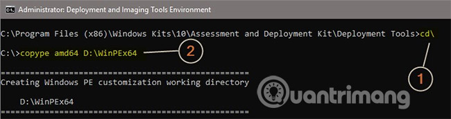 Tạo các file WinPE