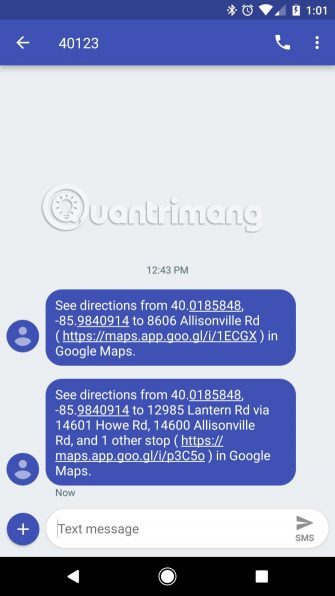 Link gửi từ máy tính sang điện thoại