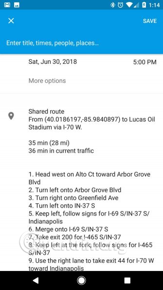 Chỉ đường dưới dạng text