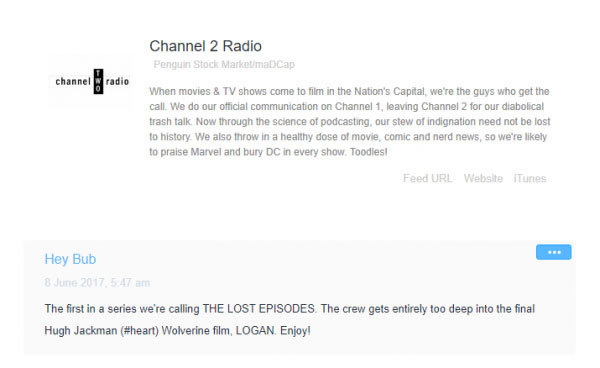 Tải các tập phát thanh trong podcast