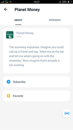 Đăng ký theo dõi một podcast