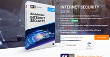 Mời nhận miễn phí 6 tháng bản quyền Bitdefender Internet Security 2020