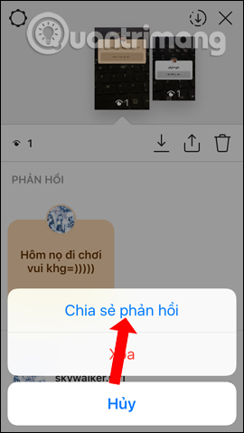 Viết câu trả lời