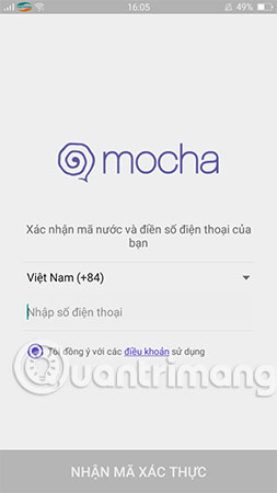 Nhập số điện thoại