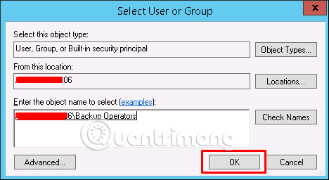 Backup Operator