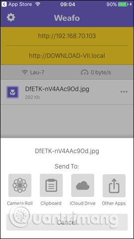 Lưu hình ảnh trên iPhone