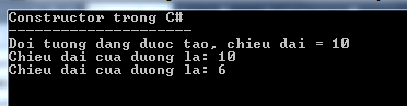 Constructor trong C# 