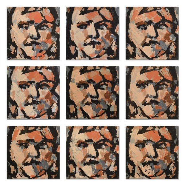 Bức tranh chân dung do robot vẽ