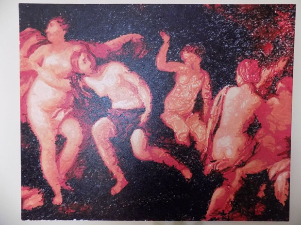 Người xem không thể phân biệt đâu là do máy vẽ đâu là do người vẽ