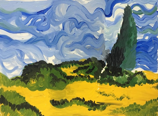 Tranh do robot vẽ 1