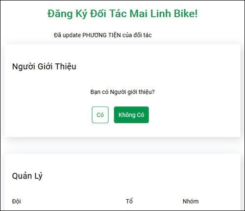 Nhập người giới thiệu