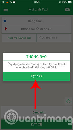 Kích hoạt GPS trên điện thoại 