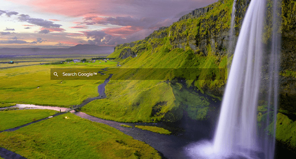 Giao diện của bạn trở nên đơn giản với duy nhất thanh tìm kiếm