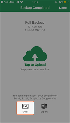 Gửi file tới email