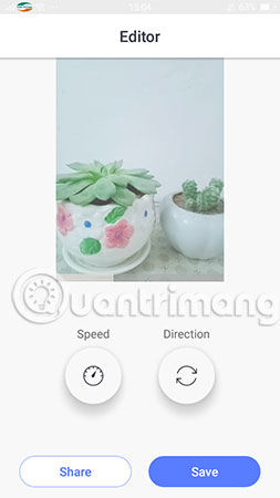 Chọn một khoảng khắc để tiến hành chỉnh sửa hoặc lưu lại