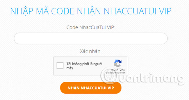 Nhập mã code