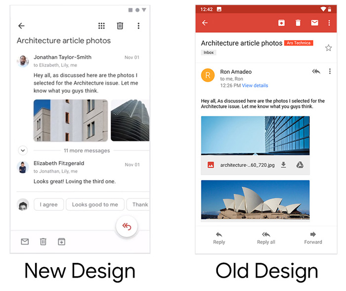 Những ứng dụng của Google được thiết kế lại 2