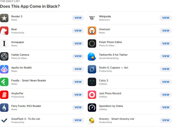 Danh sách ứng dụng tương thích tốt nhất với chế độ Smart Invert do Apple bình chọn